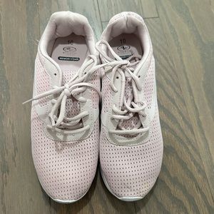 Athletic Works Pink Memory Foam Lace Up Sneakers